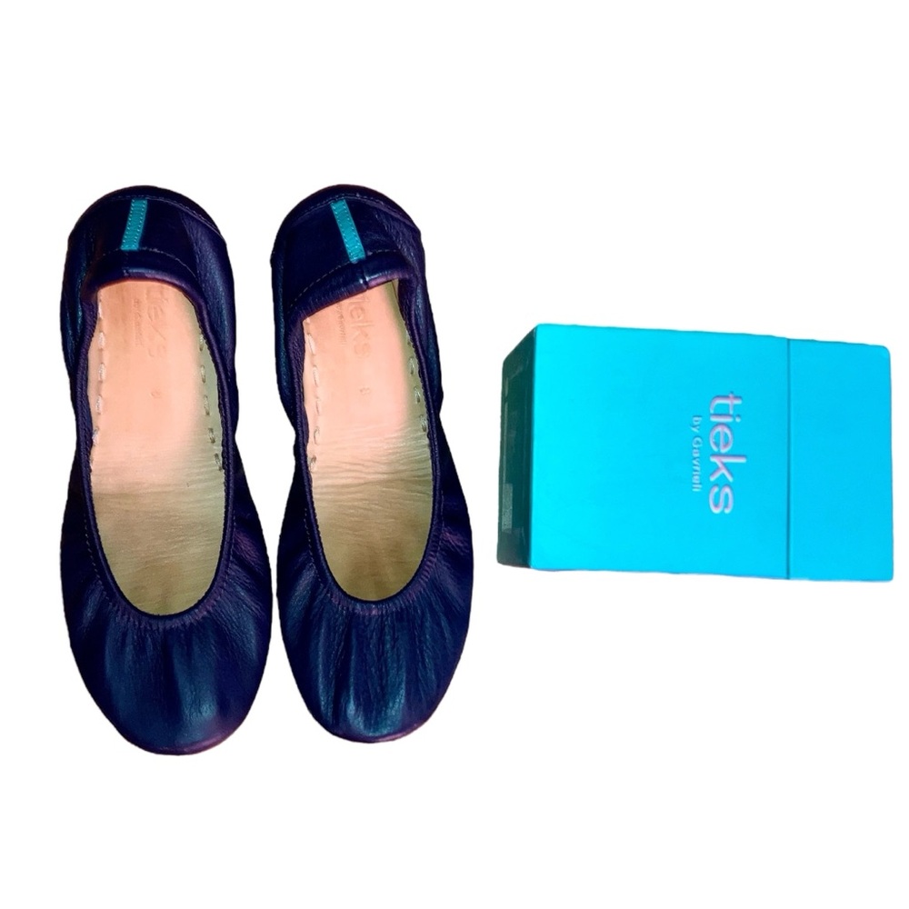 Tieks California Navy Leather Ballet Flats. Size 8. - Picture 10 of 15